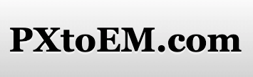 PXtoEM logo