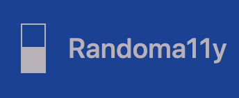 Randoma11y logo